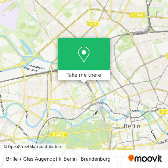 Brille + Glas Augenoptik map