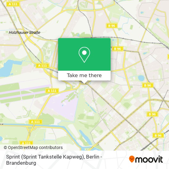 Sprint (Sprint Tankstelle Kapweg) map