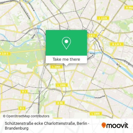 Schützenstraße ecke Charlottenstraße map