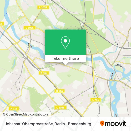 Johanna- Oberspreestraße map