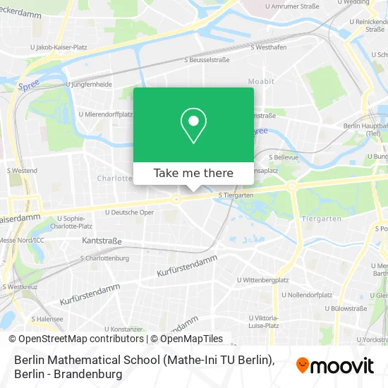 Карта Berlin Mathematical School (Mathe-Ini TU Berlin)