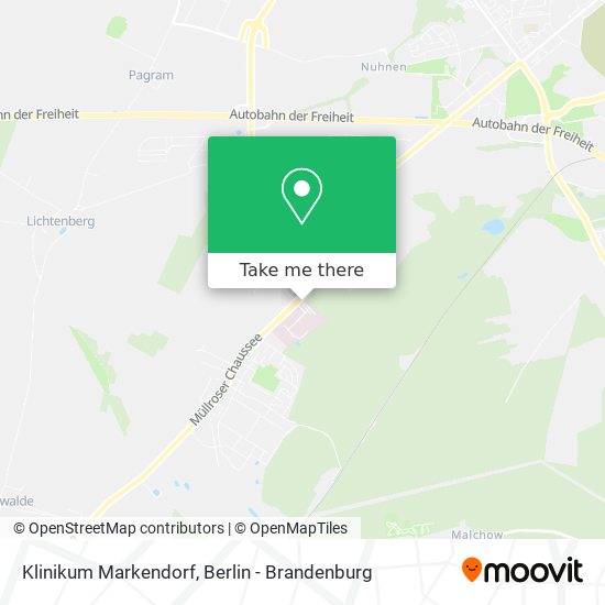 Klinikum Markendorf map
