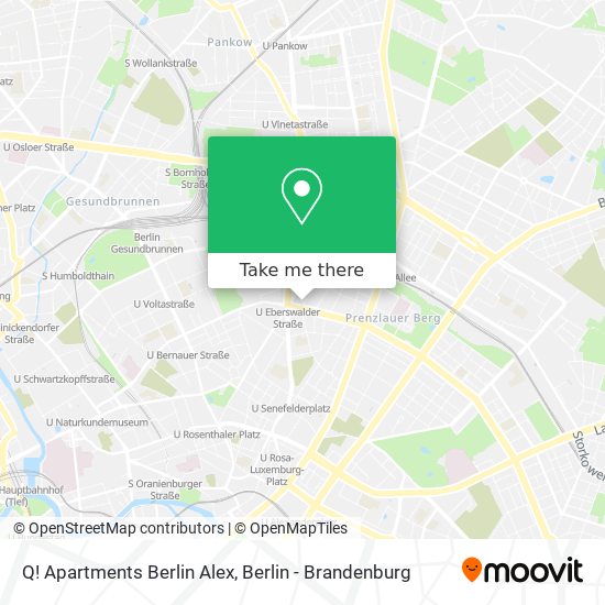 Карта Q! Apartments Berlin Alex