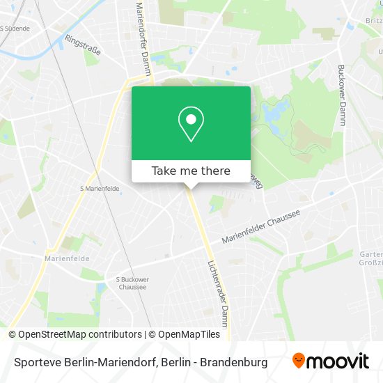 Sporteve Berlin-Mariendorf map