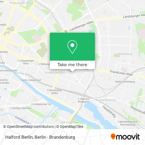 Halford Berlin map