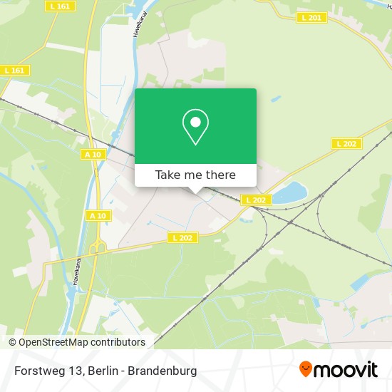 Forstweg 13 map