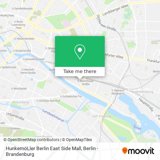 HunkemöLler Berlin East Side Mall map