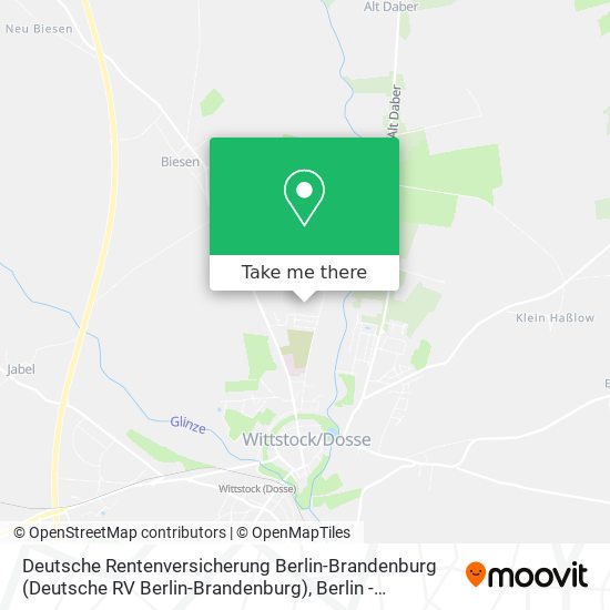 Карта Deutsche Rentenversicherung Berlin-Brandenburg
