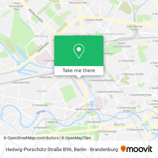 Hedwig-Porschütz-Straße B96 map