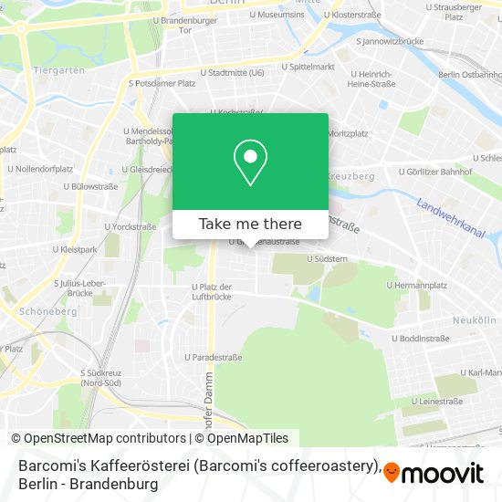 Карта Barcomi's Kaffeerösterei (Barcomi's coffeeroastery)