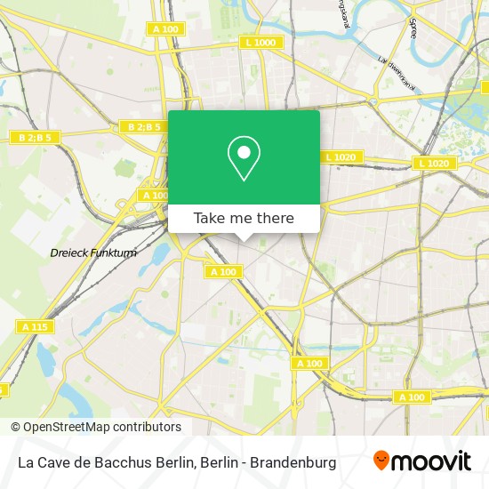 La Cave de Bacchus Berlin map