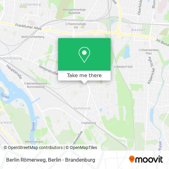 Карта Berlin Römerweg