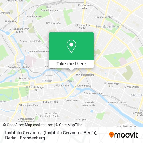 Instituto Cervantes (Instituto Cervantes Berlín) map