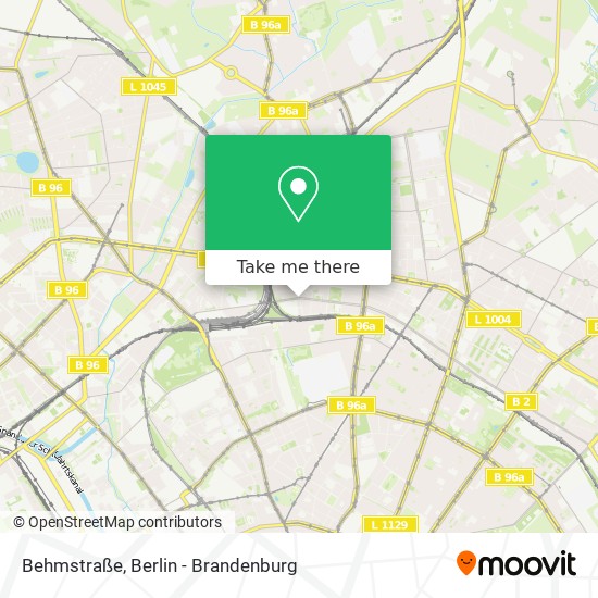Карта Behmstraße