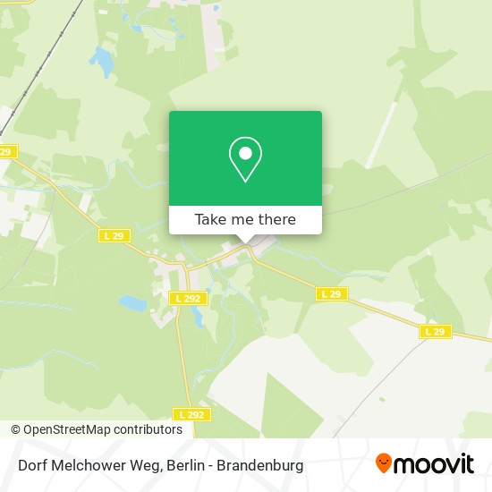 Dorf Melchower Weg map
