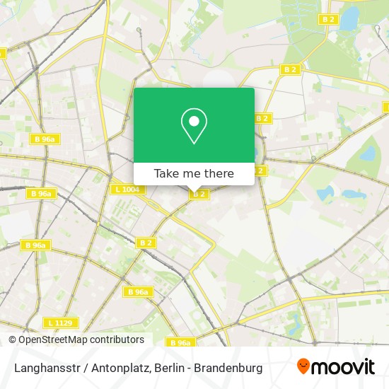 Langhansstr / Antonplatz map