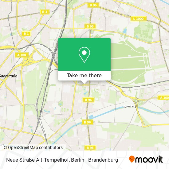 Neue Straße Alt-Tempelhof map