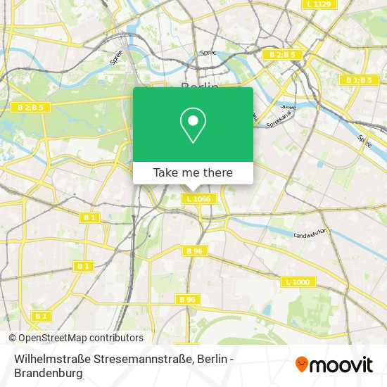 Wilhelmstraße Stresemannstraße map