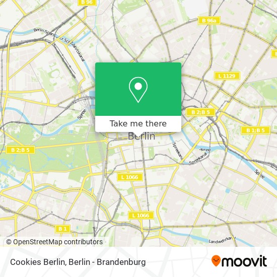 Карта Cookies Berlin