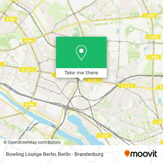 Bowling Lounge Berlin map