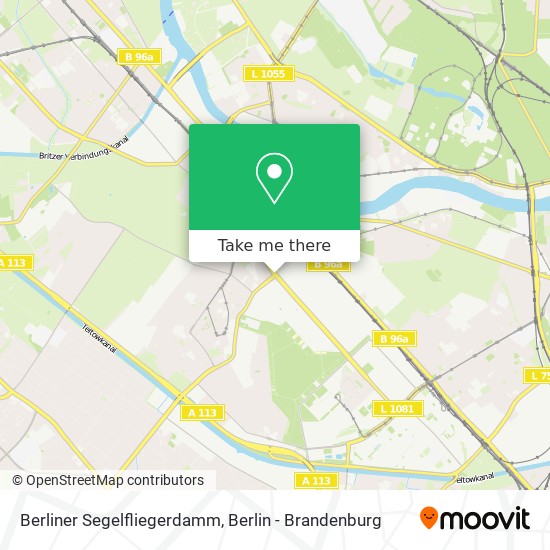 Berliner Segelfliegerdamm map