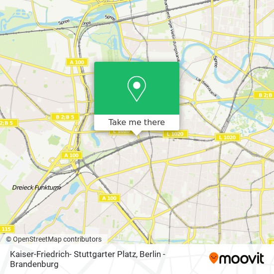 Карта Kaiser-Friedrich- Stuttgarter Platz