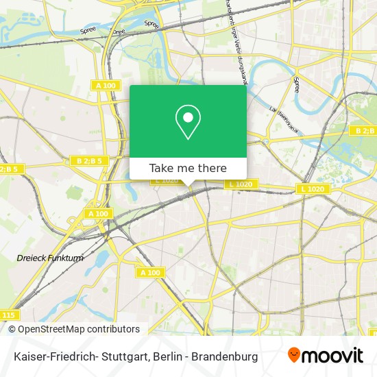 Kaiser-Friedrich- Stuttgart map