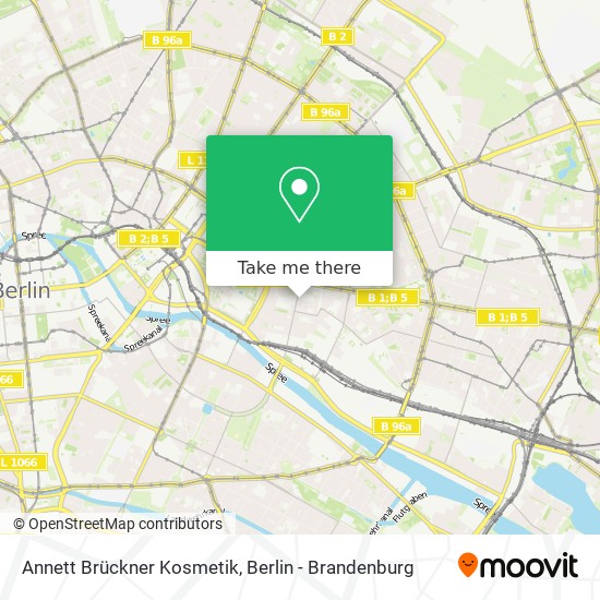 Annett Brückner Kosmetik map