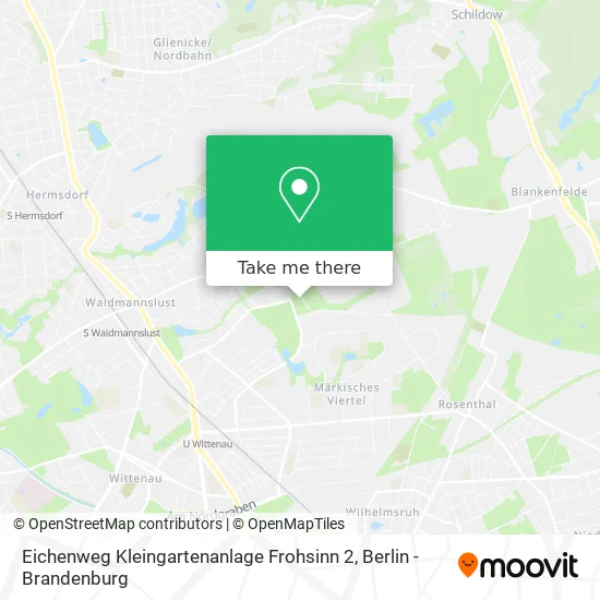 Карта Eichenweg Kleingartenanlage Frohsinn 2