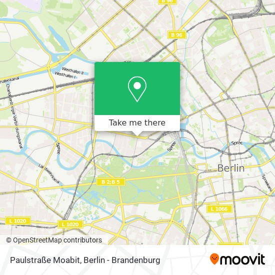 Paulstraße Moabit map
