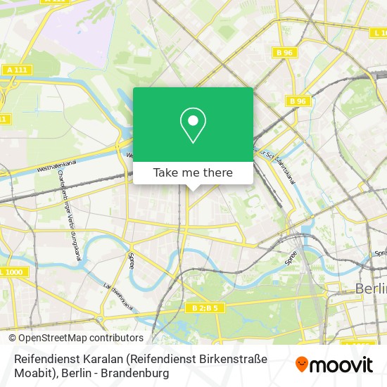 Reifendienst Karalan (Reifendienst Birkenstraße Moabit) map