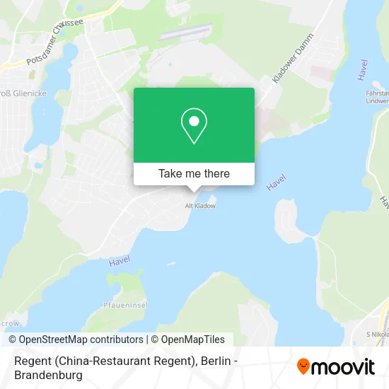 Карта Regent (China-Restaurant Regent)