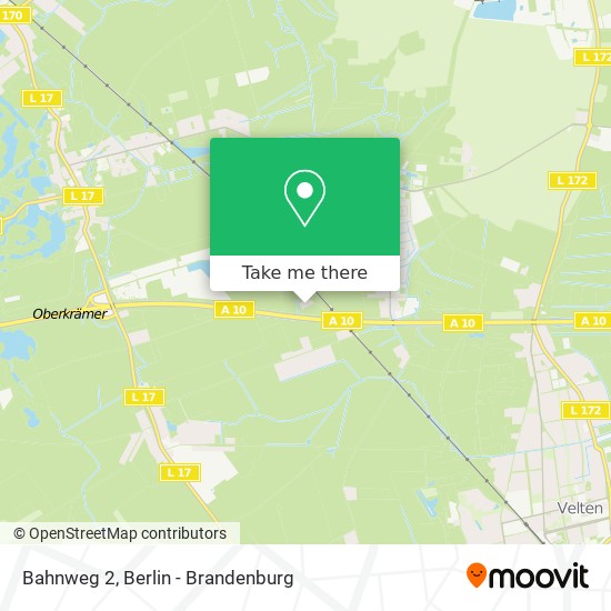Карта Bahnweg 2