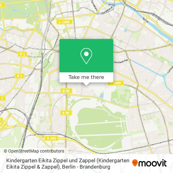 Kindergarten Eikita Zippel und Zappel map