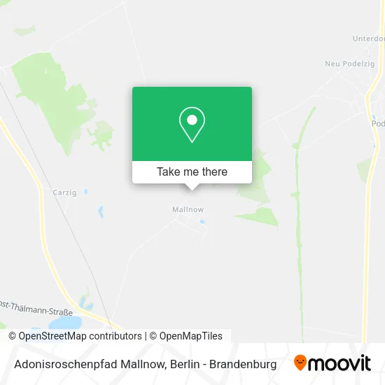 Карта Adonisroschenpfad Mallnow