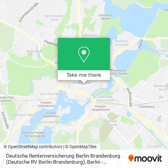 Deutsche Rentenversicherung Berlin-Brandenburg map