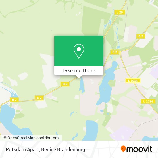 Potsdam Apart map