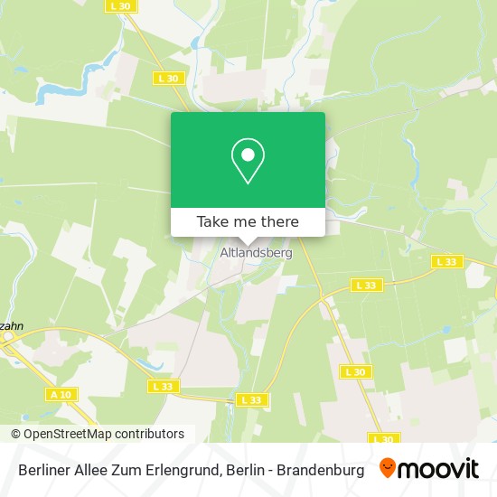 Berliner Allee Zum Erlengrund map