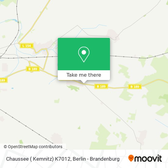 Chaussee ( Kemnitz) K7012 map