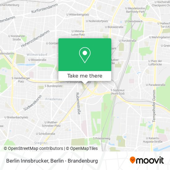 Berlin Innsbrucker map