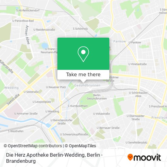 Die Herz Apotheke Berlin-Wedding map