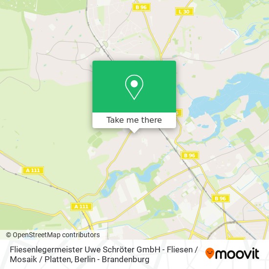 Карта Fliesenlegermeister Uwe Schröter GmbH - Fliesen / Mosaik / Platten