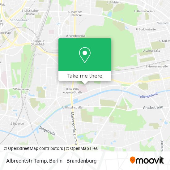 Albrechtstr Temp map