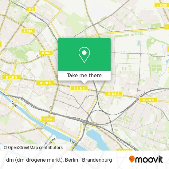 dm (dm-drogerie markt) map