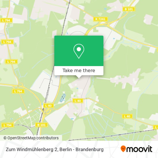 Zum Windmühlenberg 2 map