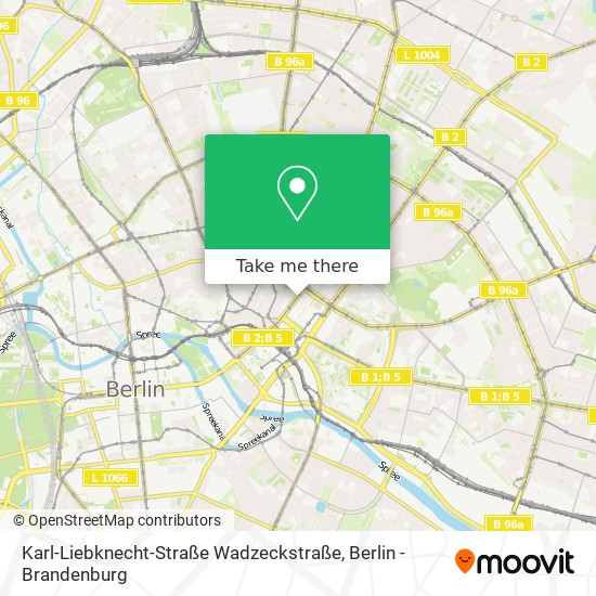 Karl-Liebknecht-Straße Wadzeckstraße map