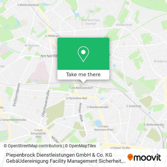 Piepenbrock Dienstleistungen GmbH & Co. KG GebäUdereinigung Facility Management Sicherheit map