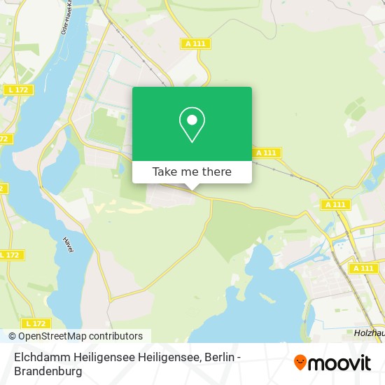Elchdamm Heiligensee Heiligensee map