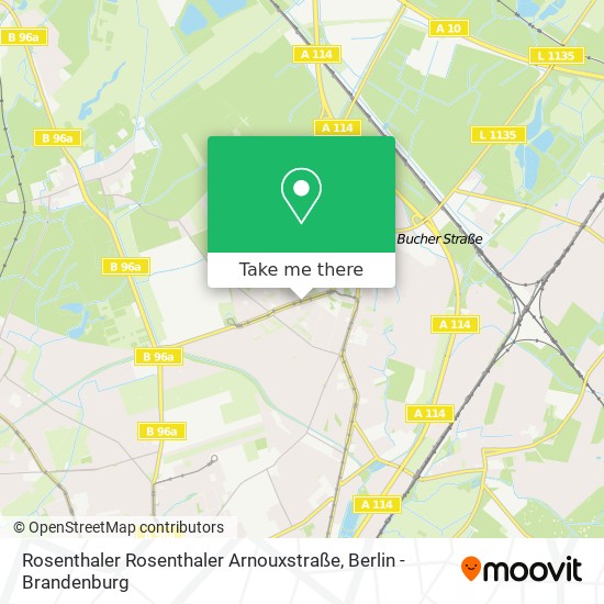 Карта Rosenthaler Rosenthaler Arnouxstraße