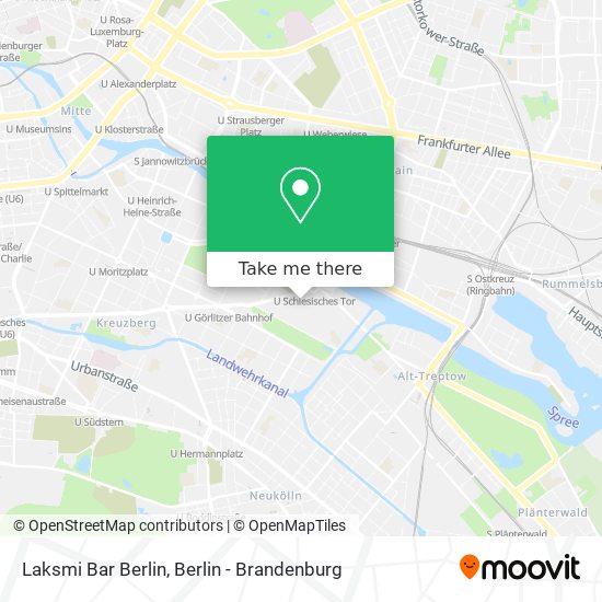 Карта Laksmi Bar Berlin
